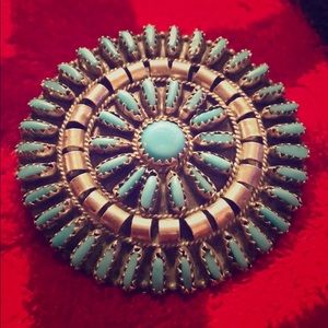 VJB sterling silver pendant/pin